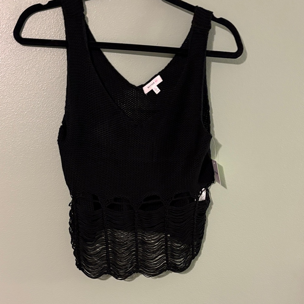 Better Be Elegant Black Knitwear